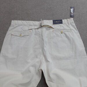 Polo Ralph Lauren Pants 40 x 31 Beige Buckleback Chino Flat Front NEW READ